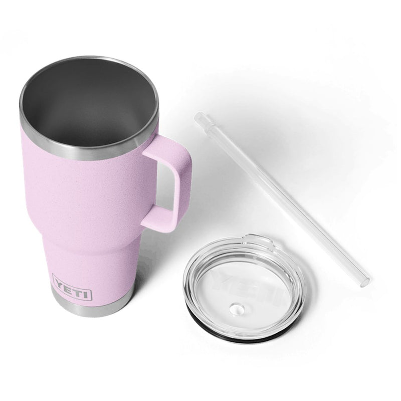 Load image into Gallery viewer, YETI RAMBLER 35oz 1035ML MUG WITH STRAW LID [CLR:CHERRY BLOSSOM]

