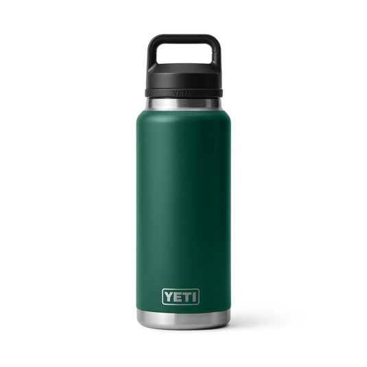 YETI RAMBLER BOTTLE 36oz 1065ML WITH CHUG CAP [CLR:BLACK FOREST GREEN]