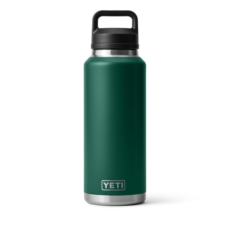 Load image into Gallery viewer, YETI RAMBLER BOTTLE 46oz 1.4L WITH CHUG CAP [CLR:BLACK FOREST GREEN]
