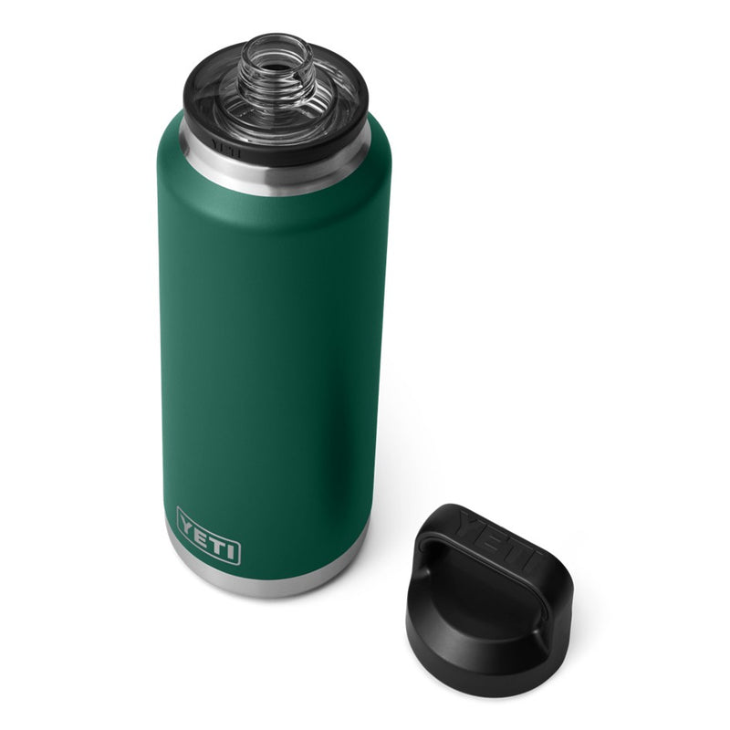 Load image into Gallery viewer, YETI RAMBLER BOTTLE 46oz 1.4L WITH CHUG CAP [CLR:BLACK FOREST GREEN]
