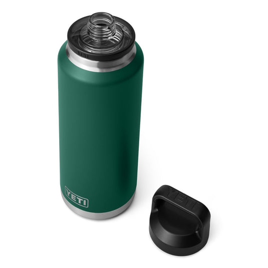 YETI RAMBLER BOTTLE 46oz 1.4L WITH CHUG CAP [CLR:BLACK FOREST GREEN]