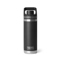 YETI RAMBLER BOTTLE 18oz 532ml WITH FLIP CHUG CAP [CLR:BLACK]