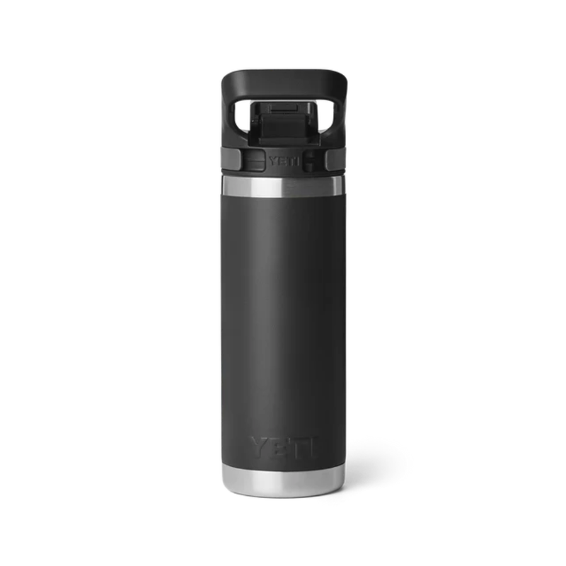 Load image into Gallery viewer, YETI RAMBLER BOTTLE 18oz 532ml WITH FLIP CHUG CAP [CLR:BLACK]
