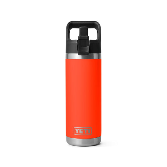 YETI RAMBLER BOTTLE 18oz 532ml WITH STRAW CAP [CLR:SOLAR FLARE]