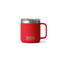 YETI RAMBLER 10oz 296ml STACKABLE MUG CERAMIC LINING [CLR:RESCUE RED]