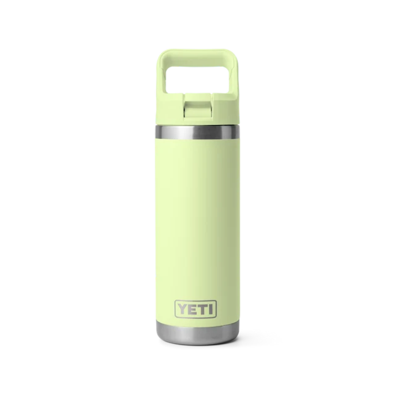 Load image into Gallery viewer, YETI RAMBLER BOTTLE 18oz 532ml WITH STRAW CAP [CLR:GRASSHOPPER]
