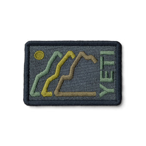 YETI COLLECTORS PATCH MOUNTAIN GRAY
