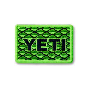 YETI COLLECTORS PATCH SCALES GREEN