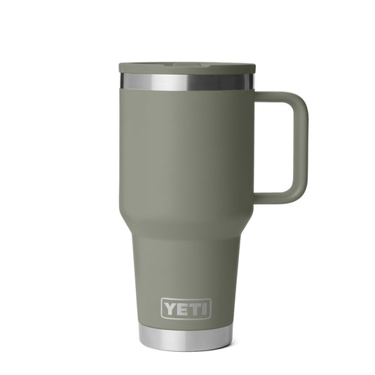 YETI RAMBLER R30oz 887ML TRAVEL STRAW MUG [CLR:PAMPA GREEN]