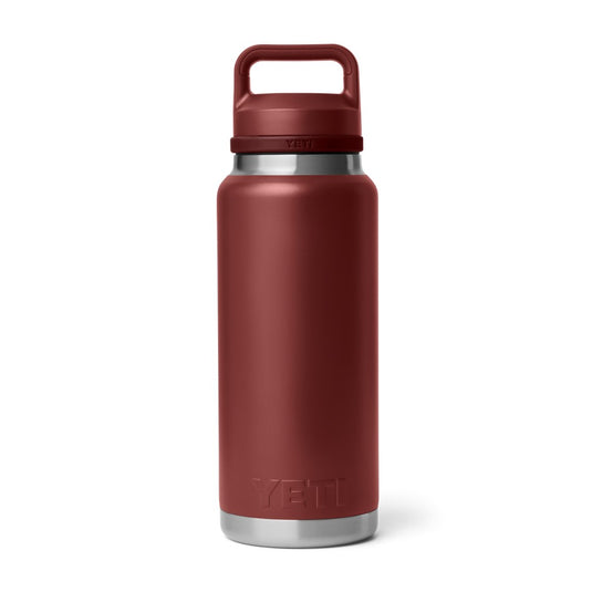 YETI RAMBLER BOTTLE 36oz 1065ML WITH CHUG CAP [CLR:STAG RED]