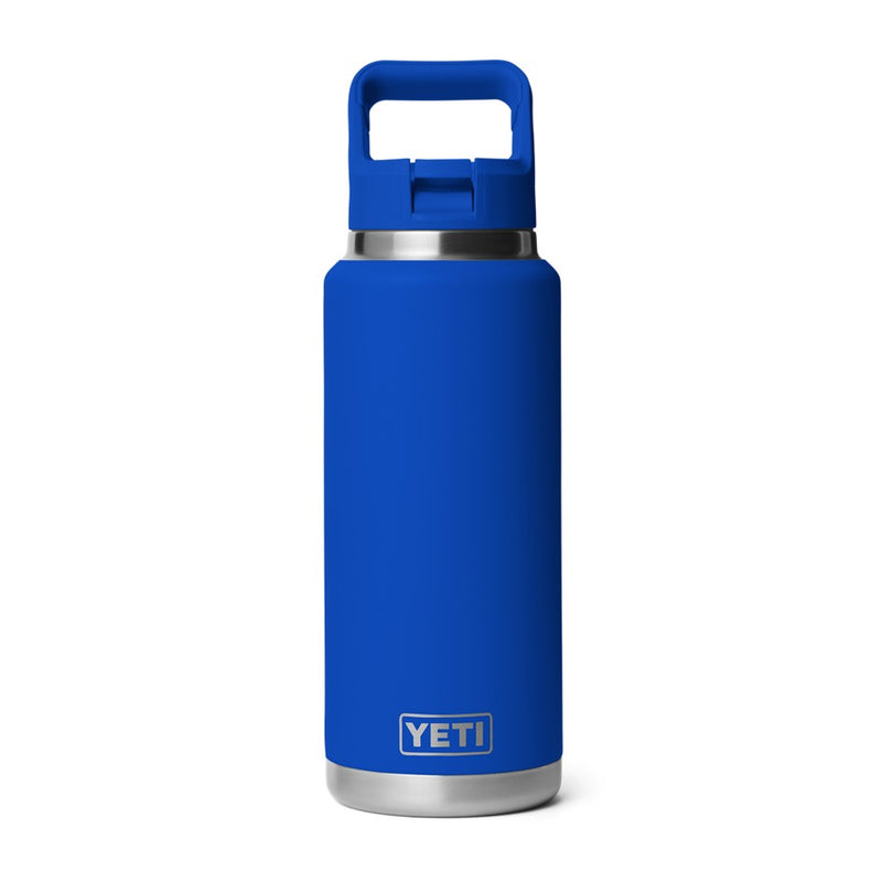 Load image into Gallery viewer, YETI RAMBLER BOTTLE 36oz 1065ML WITH STRAW CAP [CLR:ROYAL BLUE]
