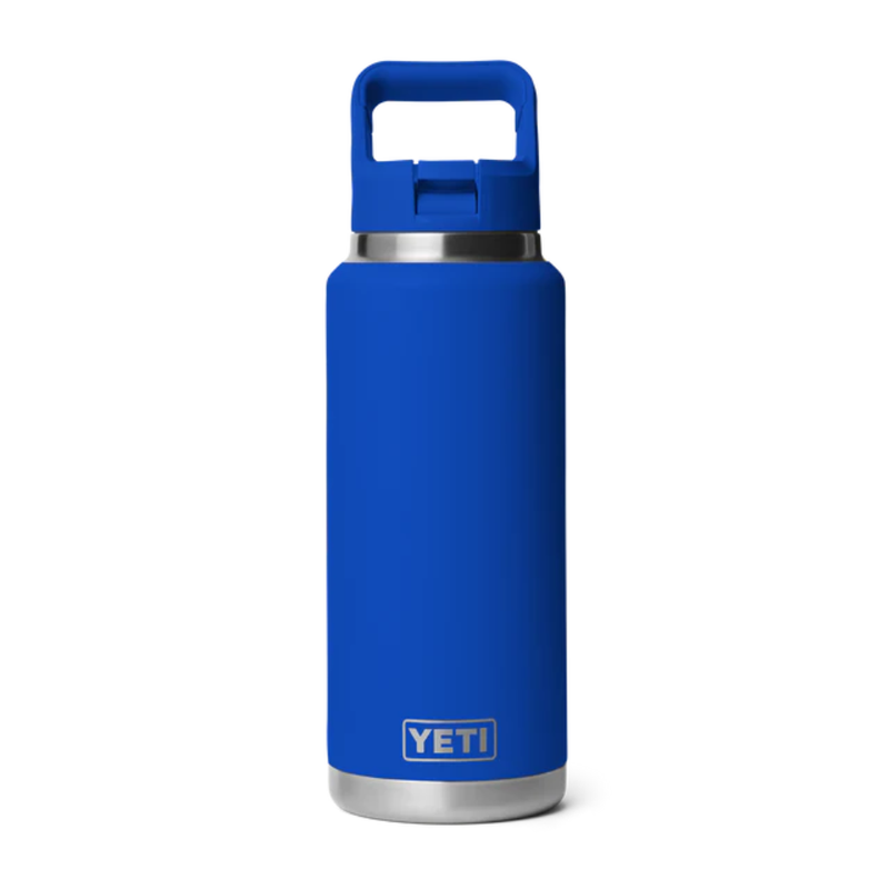Load image into Gallery viewer, YETI RAMBLER BOTTLE 36oz 1065ML WITH STRAW CAP [CLR:ROYAL BLUE]
