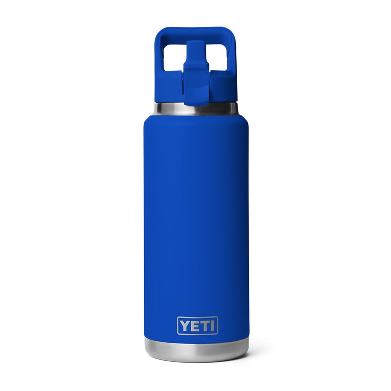 Load image into Gallery viewer, YETI RAMBLER BOTTLE 36oz 1065ML WITH STRAW CAP [CLR:ROYAL BLUE]
