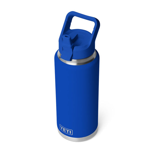 YETI RAMBLER BOTTLE 36oz 1065ML WITH STRAW CAP [CLR:ROYAL BLUE]