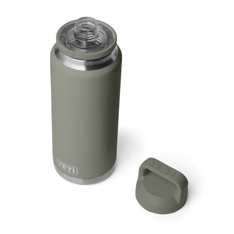 Load image into Gallery viewer, YETI RAMBLER BOTTLE 36oz 1065ML WITH CHUG CAP [CLR:PAMPA GREEN]
