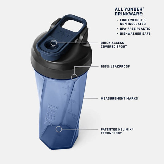 YETI YONDER 27oz SHAKER BOTTLE [CLR:ROYAL BLUE]