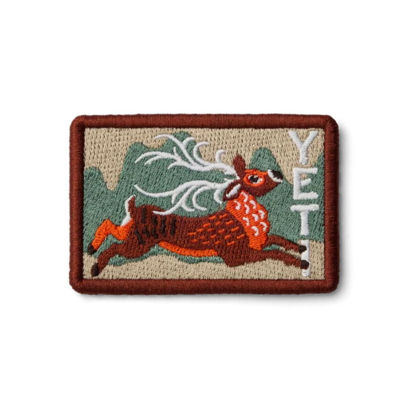 Load image into Gallery viewer, YETI COLLECTORS PATCH STAG RED
