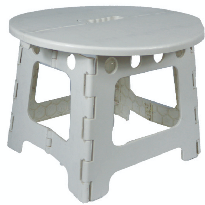 Load image into Gallery viewer, ON THE ROAD RV SMALL PLASTIC FOLDING TABLE WHITE
