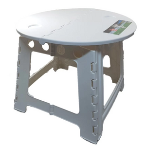 ON THE ROAD RV LARGE PLASTIC FOLDING TABLE WHITE