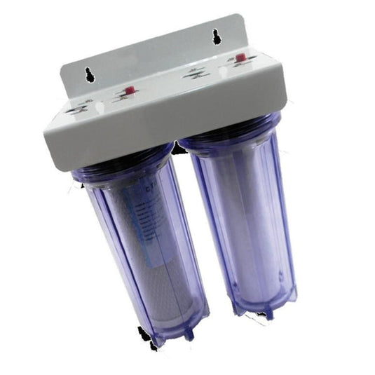 RV FLOMASTER TWIN WATER FILTER HOUSING