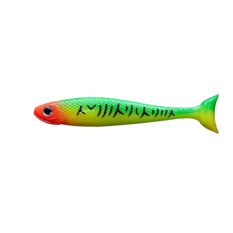 Load image into Gallery viewer, BITE ME LURES 5" [CLR:TIGER CLOWN]
