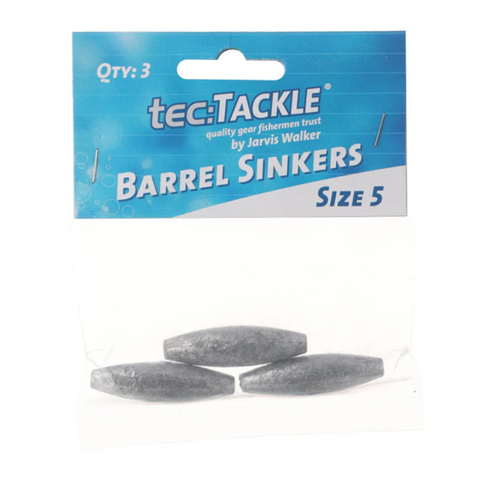 JARVIS WALKER TEC TACKLE BARREL SINKER [SZ: