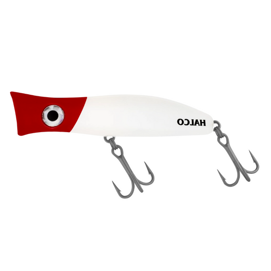 HALCO ROOSTA POPPER [SZ:135MM CLR:H53 WHITE REDHEAD]
