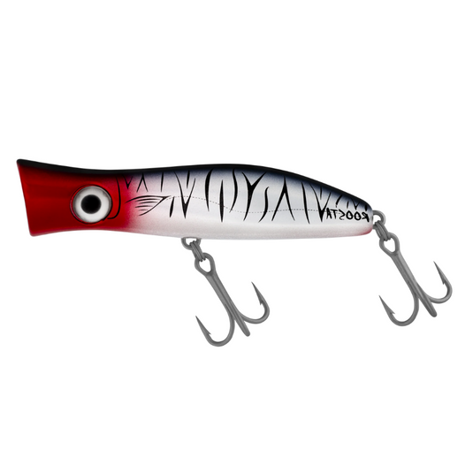 HALCO ROOSTA POPPER [SZ:135MM CLR:R49 CHROME TIGER]