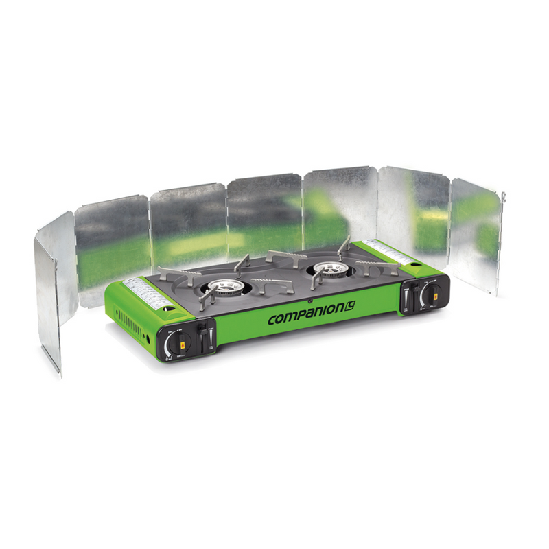 Load image into Gallery viewer, COMPANION CAMPING STOVE WINDSHIELD DOUBLE
