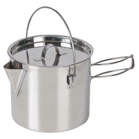 CAMPFIRE STAINLESS STEEL BILLY STYLE KETTLE 750ML