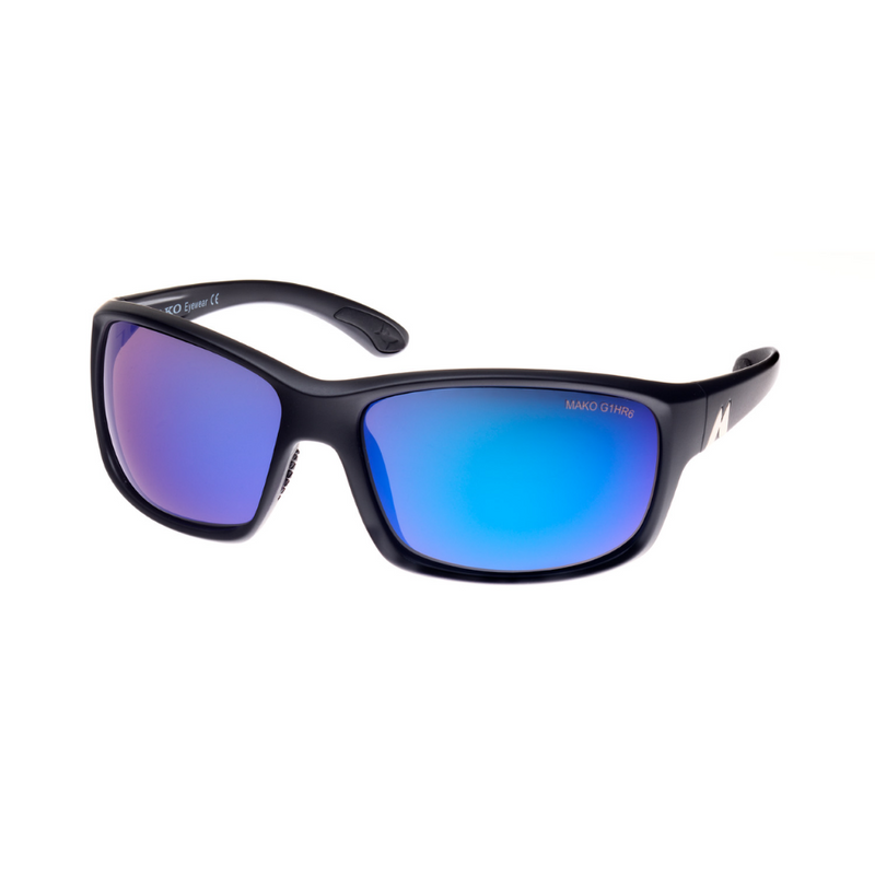 Load image into Gallery viewer, MAKO EDGE 9604 [FRAME:MATTE BLACK M01 LENS:BROWN BLUE MIRROR G1HR6]
