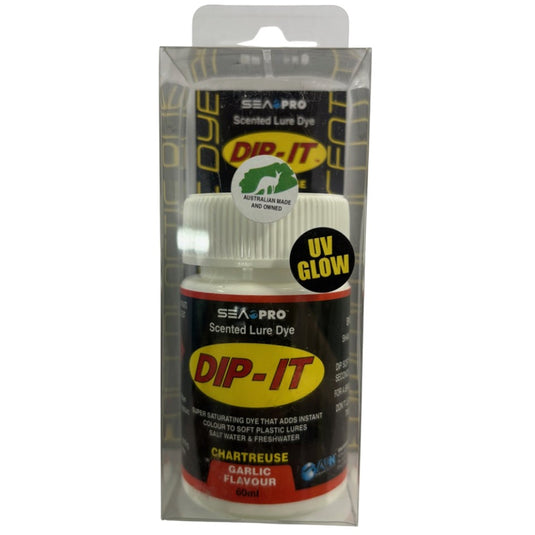 SEA PRO DIP IT GARLIC SCENTED LURE DYE [CLR:CHARTREUSE]