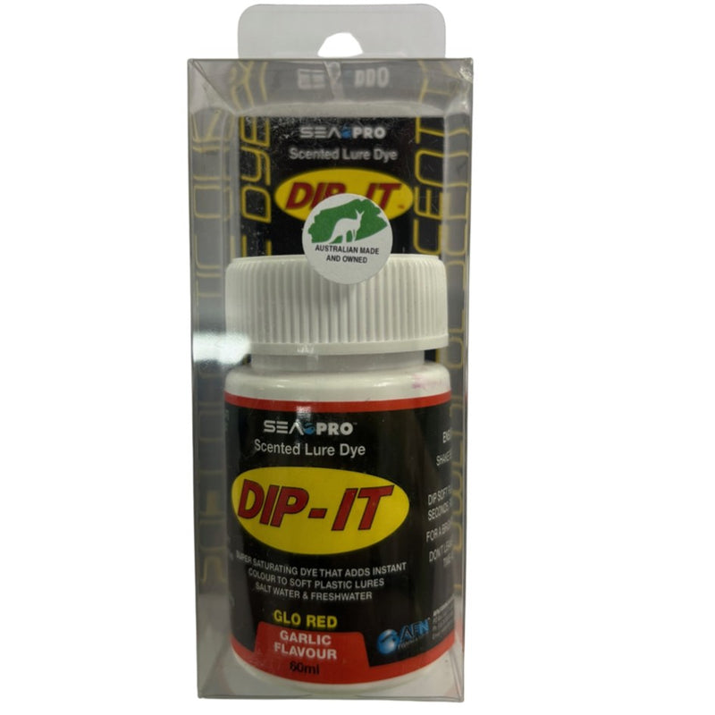 Load image into Gallery viewer, SEA PRO DIP IT GARLIC SCENTED LURE DYE [CLR:GLO RED]
