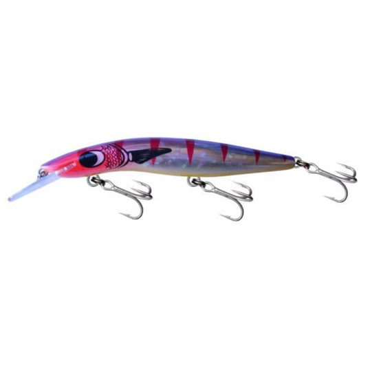 CLASSIC BARRA 120MM +10 [CLR:35 PURPLE MULLET DAZZLER]