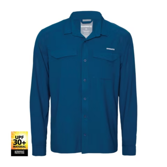SHIMANO PRO FISHING SHIRT NAVY [SZ:SMALL]