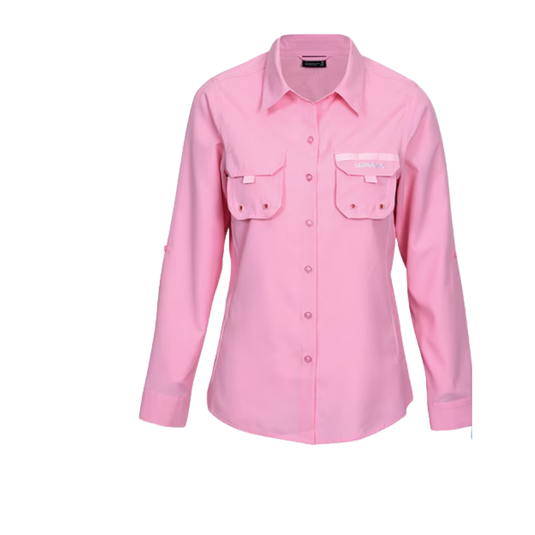 SHIMANO LADIES VENTED SHIRT [CLR:PINK SZ:8]