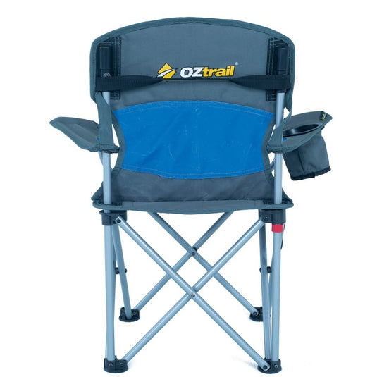 OZTRAIL DELUXE JUNIOR CHAIR BLUE