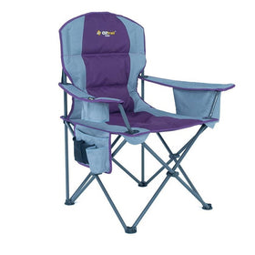 OZTRAIL KOKOMO COOLER ARM CHAIR - PURPLE