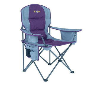 OZTRAIL KOKOMO COOLER ARM CHAIR - PURPLE