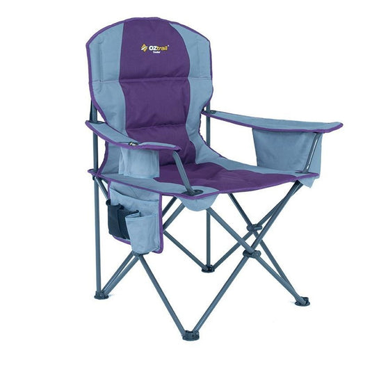 OZTRAIL KOKOMO COOLER ARM CHAIR - PURPLE