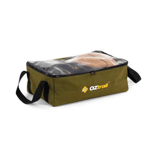 OZTRAIL CLEAR TOP CANVAS BAG LARGE