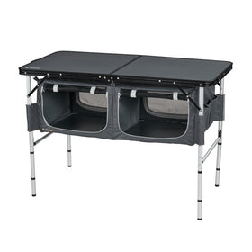 OZTRAIL FOLDING TABLE WITH STORAGE
