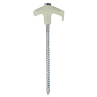 OZTRAIL SCREW IN TENT PEG SET 25 PIECE GLOW IN DARK