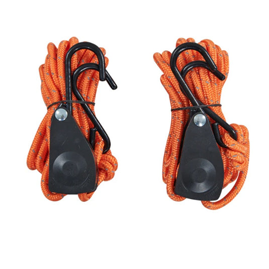 OZTRAIL RATCHET TIE DOWN ROPE 2 PACK