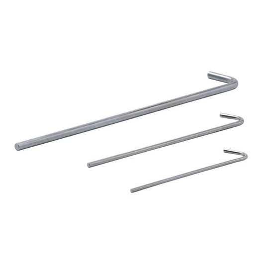 OUTDOOR CONNECTION PEG ZINC PLATED [SZ:225MM X 8MM]