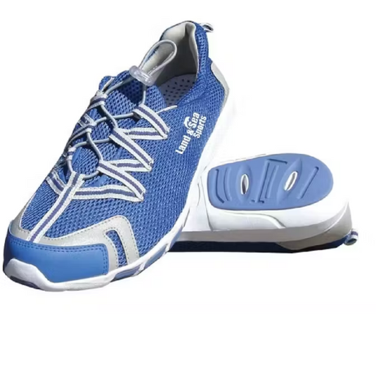 LAND & SEA MARINER YACHT SHOE BLUE [SZ:8]
