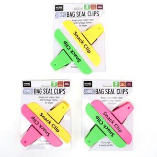 BAG SEAL CLIPS 15CM 2PC