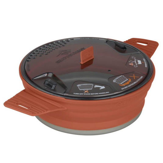 SEA TO SUMMIT X-SET21 1.4L POT+BOWL+MUG SAND/RUST