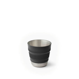SEA TO SUMMIT DETOUR STAINLESS STEEL COLLAPSIBLE MUG [CLR:BLACK]