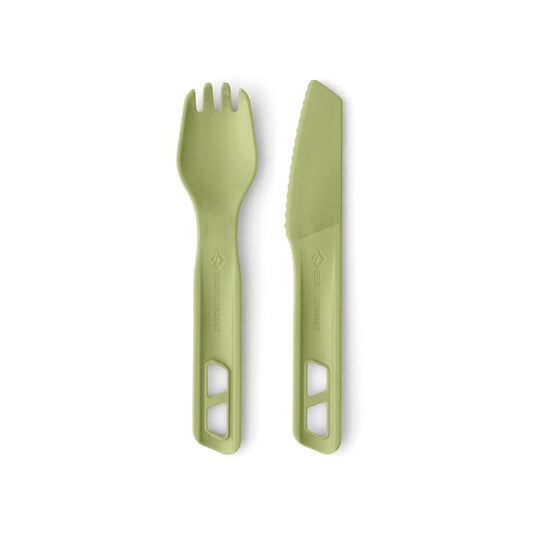 SEA TO SUMMIT HORIZON CUTLERY SET 2 PIECE [CLR:TARRAGON LIGHT GREEN]